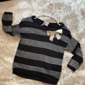 Sequined Bow Sweater
